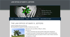 Desktop Screenshot of maryjeffers.com