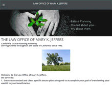 Tablet Screenshot of maryjeffers.com